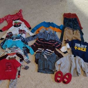 Lot of boys clothes 18-24 months